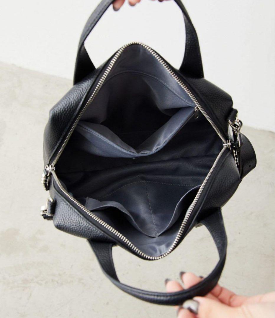 【新品】ear PAPILLONNER スタッズボストンバッグ２WAY
