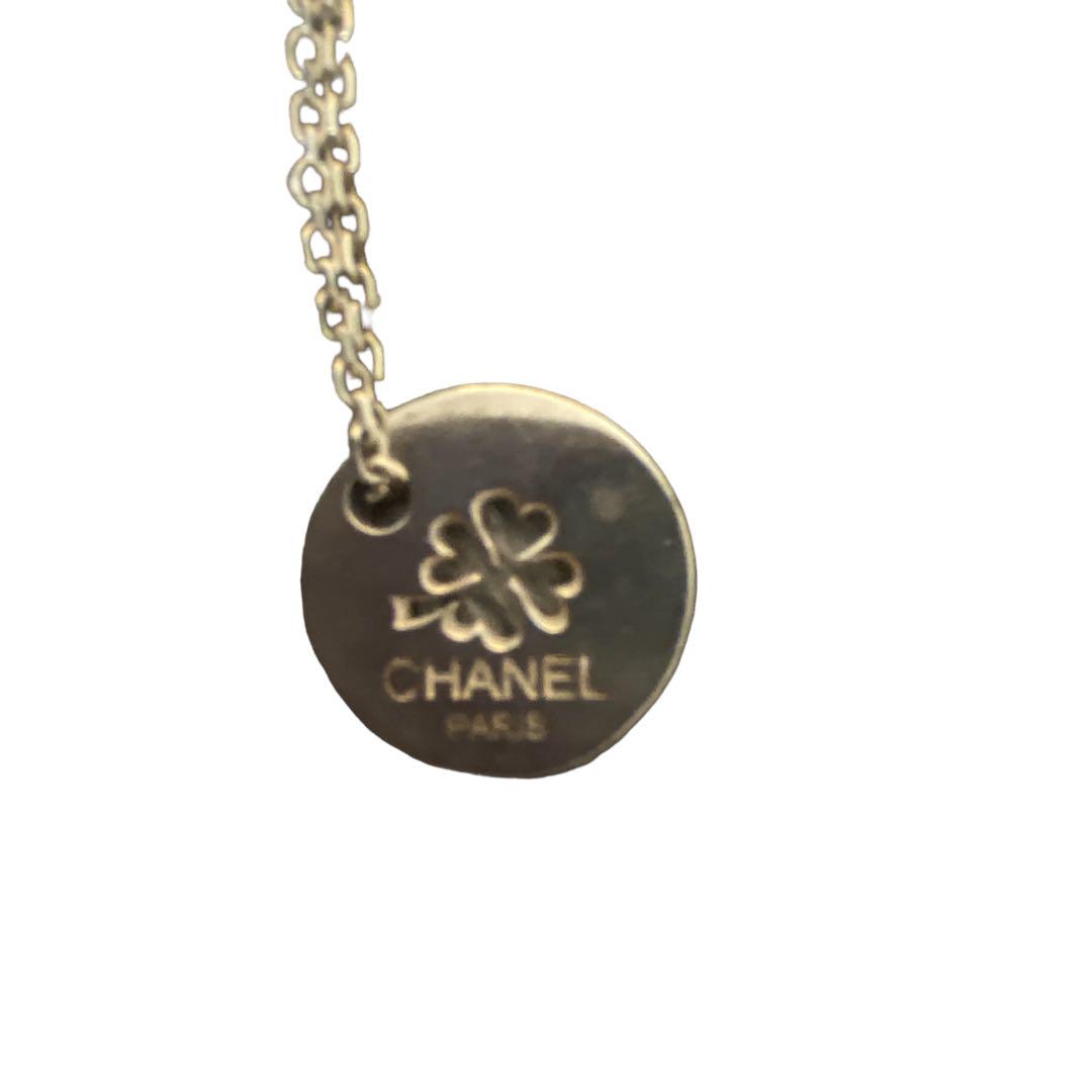 ドキン　シャネル　CHANEL    クローバー　SV   ネックレス