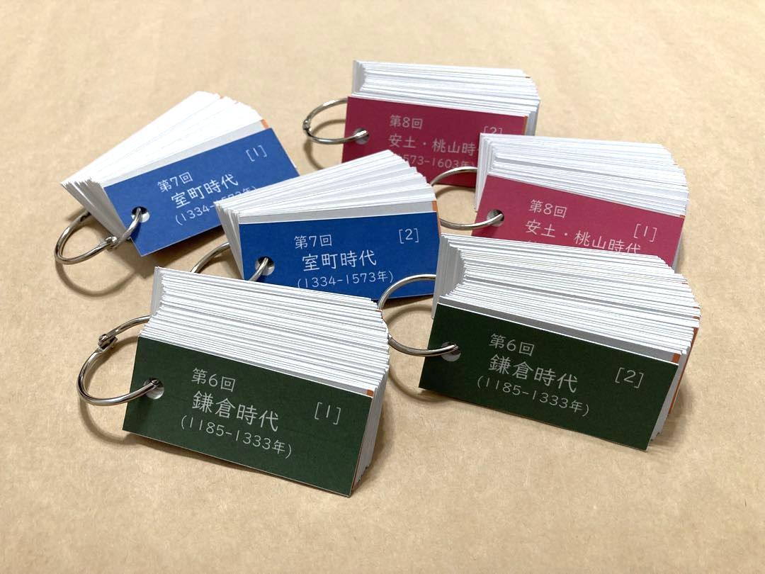 カット済【中学受験】社会 歴史[決定版] 暗記カード 予習シリーズ c