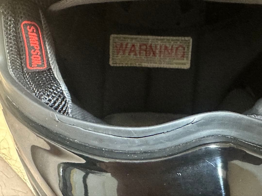 SIMSON シンプソン ヘルメット ミラーシールド　アウトロー　XXL