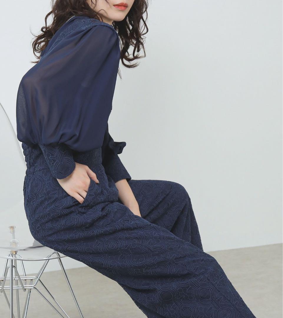 kana レース セットアップ パンツドレス