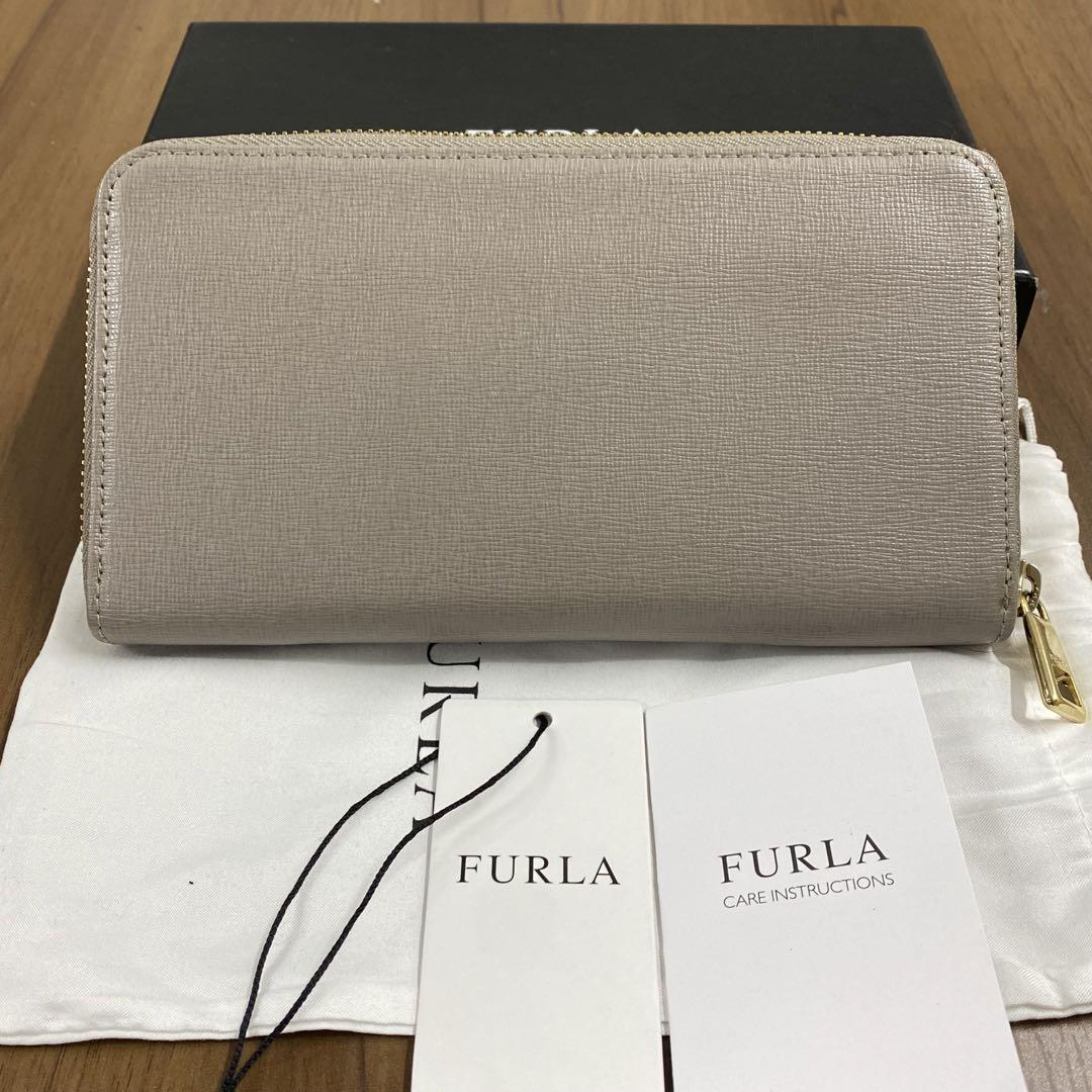 新品同様‼️フルラ　FURLA バビロン　財布　長財布　ラウンドファスナー