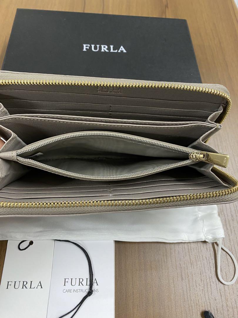 新品同様‼️フルラ　FURLA バビロン　財布　長財布　ラウンドファスナー