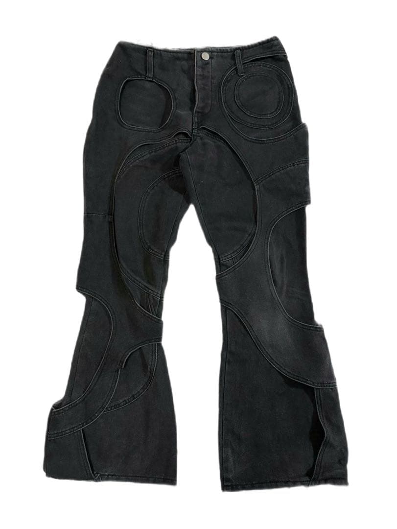 Cycle BY MYOB CUT-OUT PANTS デニムパンツ F SIZE Cycle By Myob