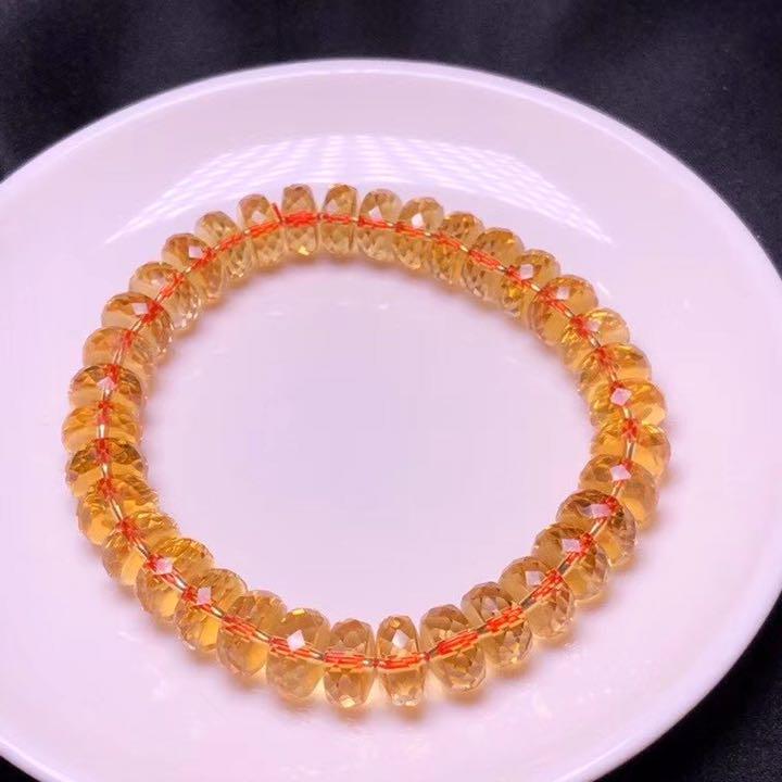 天然 ブレスレット 9.8mm aunsl-m69006114011 シトリン 人気新品