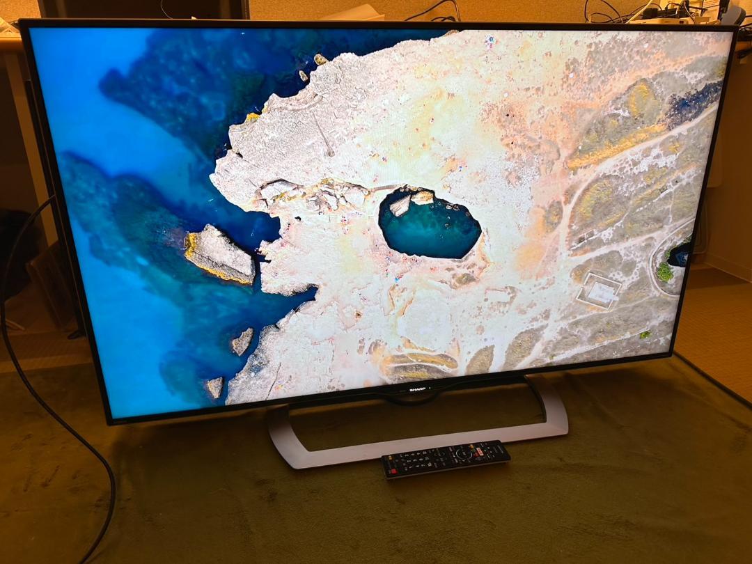 SHARP シャープ　4K対応　スマートテレビ　50型 LC-50US40 美品