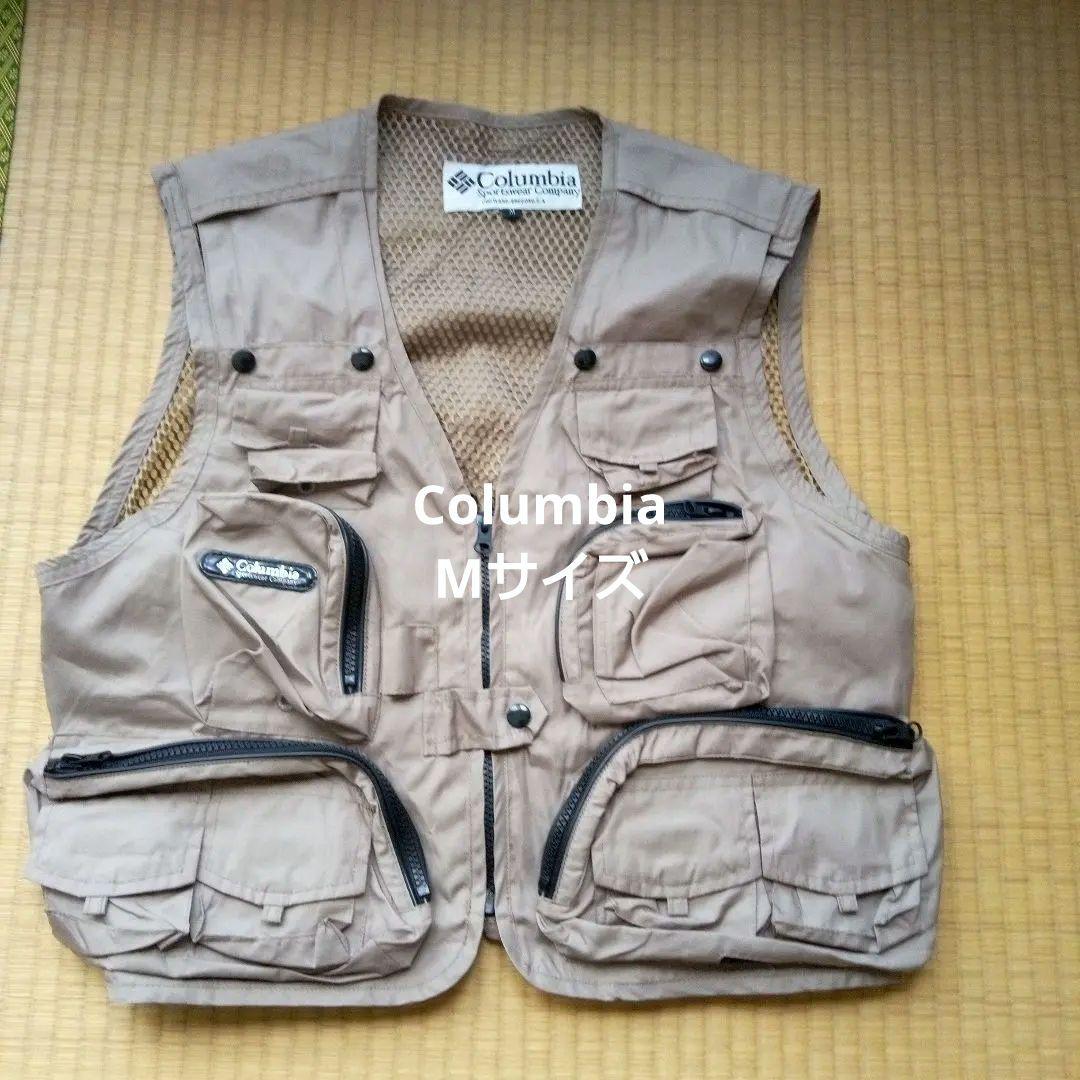 Columbia コロンビア フィッシングベスト Mサイズ ベージュ