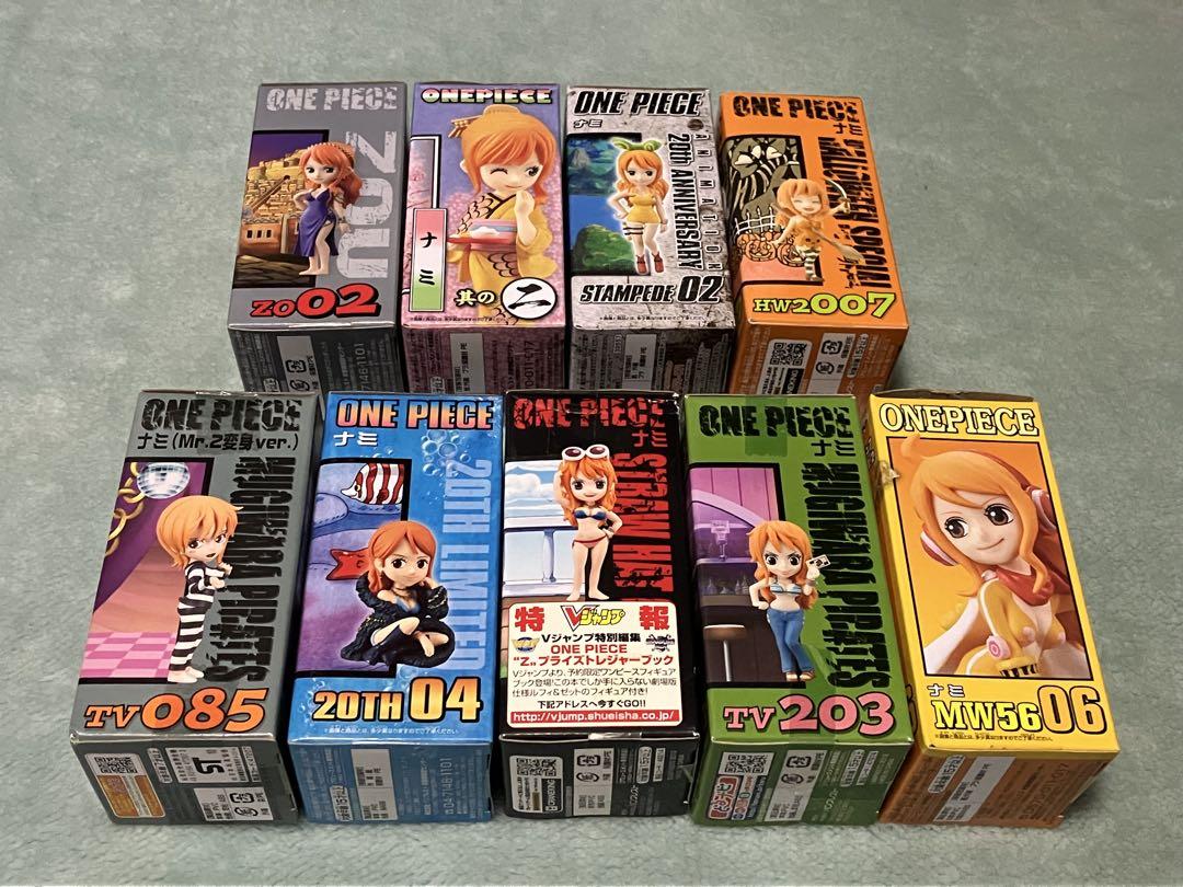 ワンピース　コレクタブル　ナミ9種 (MW56 06は開封品です)