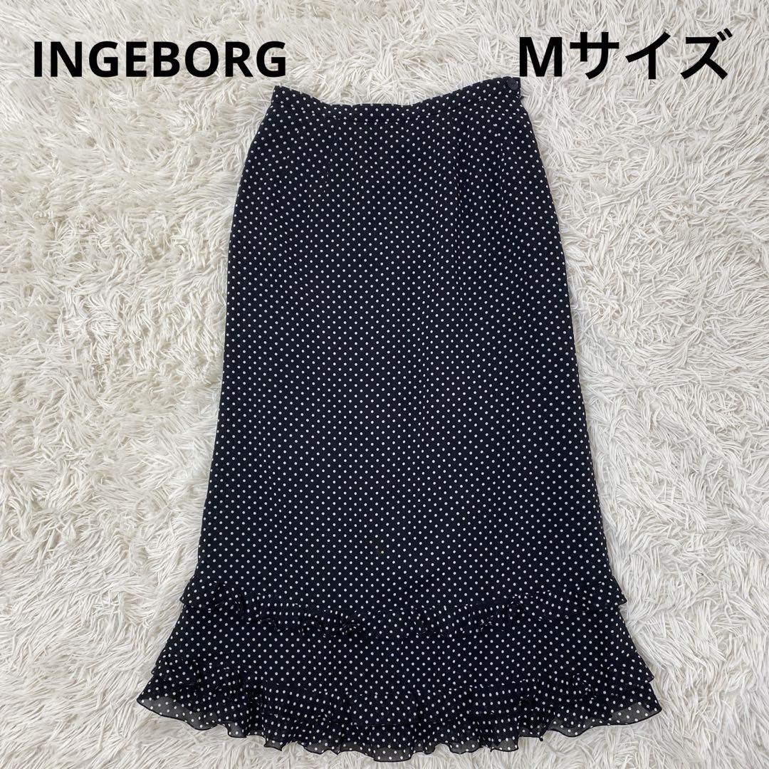水玉リリーpt.スカート （ロング・マキシ丈スカート）｜INGEBORG