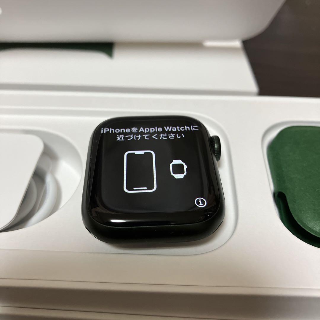 Apple Watchseries7  GPSモデル グリーン