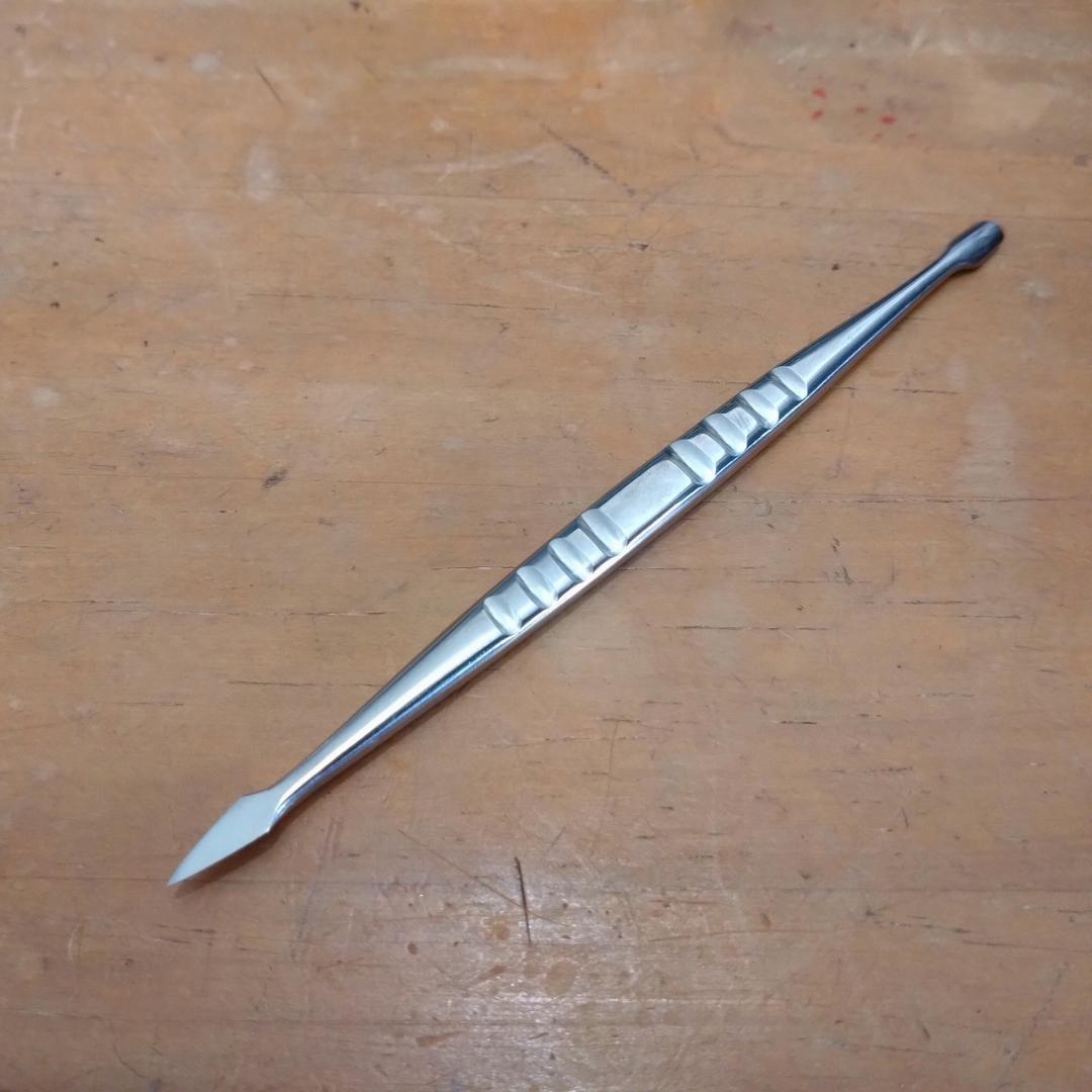純銀　耳かき　在銘 兼良