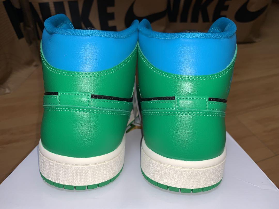 Nike Air Jordan 1 28cm 緑/黒/青