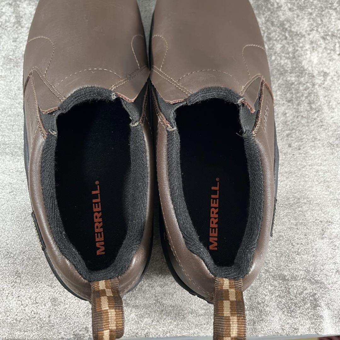 未使用に近い　MERRELL メレル　ジャングルモックレザー　26cm ブラウン