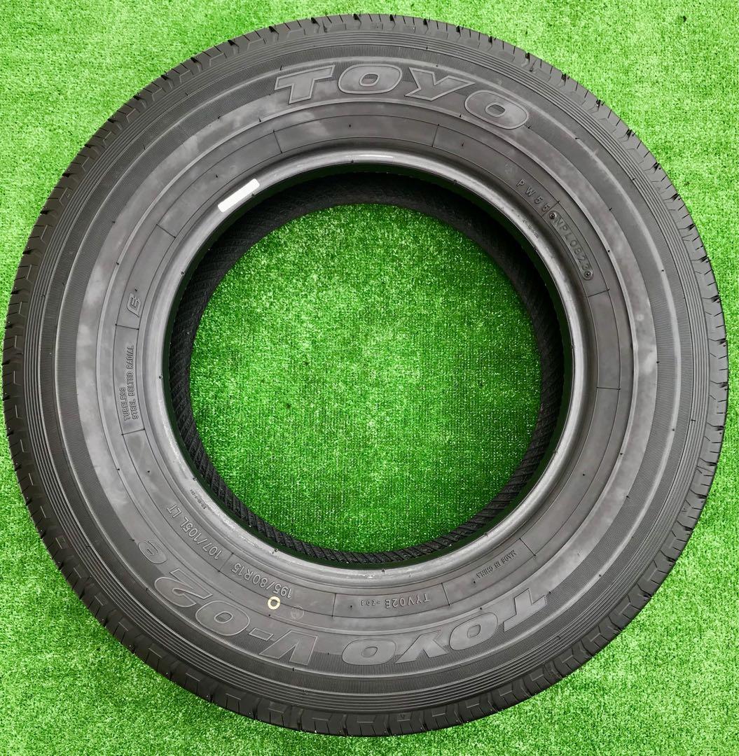 195/80 R15、TOYO V-02e 15インチ LTラジアルタイヤ23年 画像6