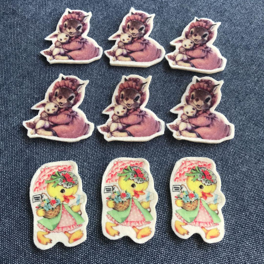 ノスタルジック可愛いワッペンセット9枚新品 メルカリ