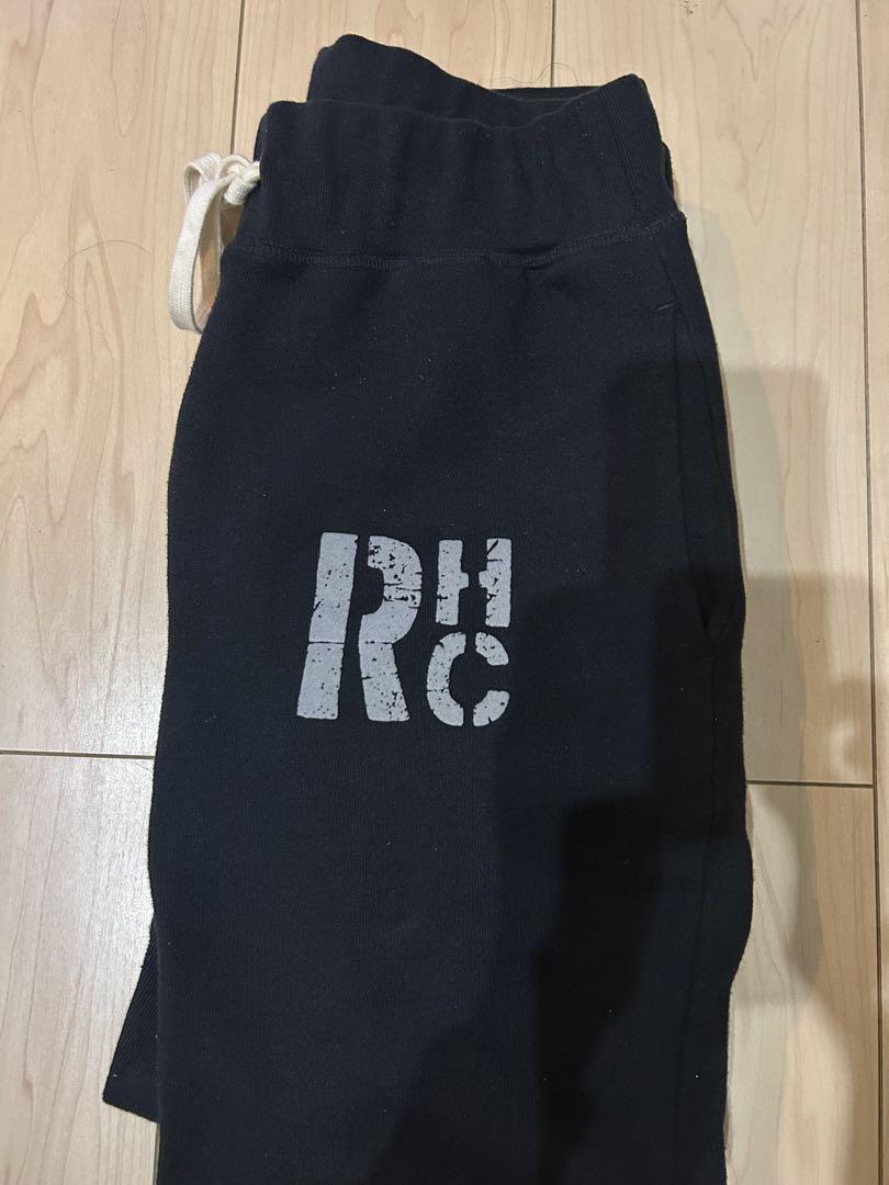 Ron Heaman ロンハーマン 旧型BIGロゴスウェットパンツブラック