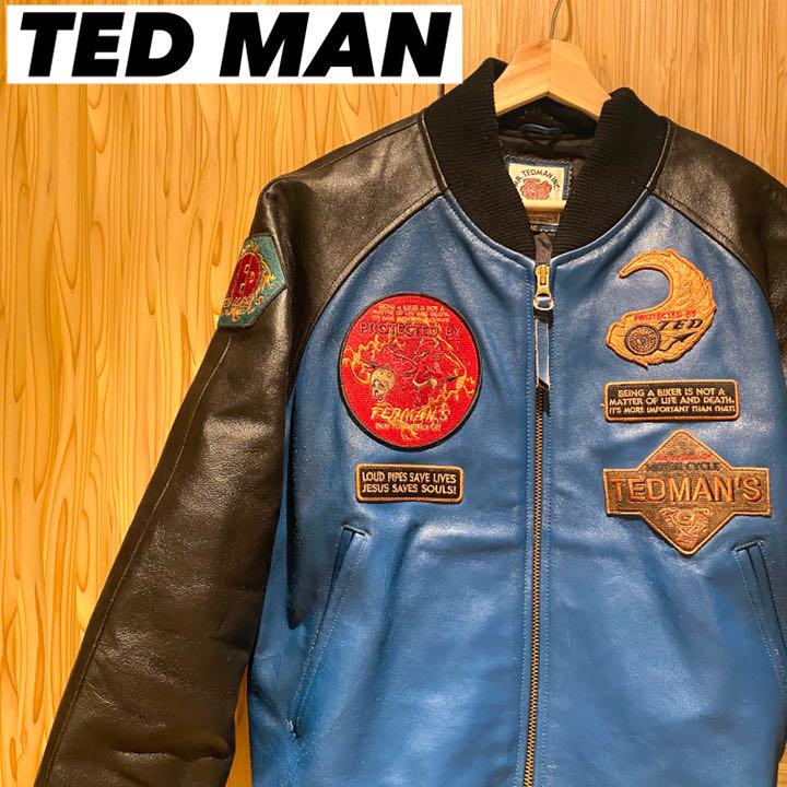 【超希少】TEDMAN テッドマン スタジャン カウハイド オールレザー