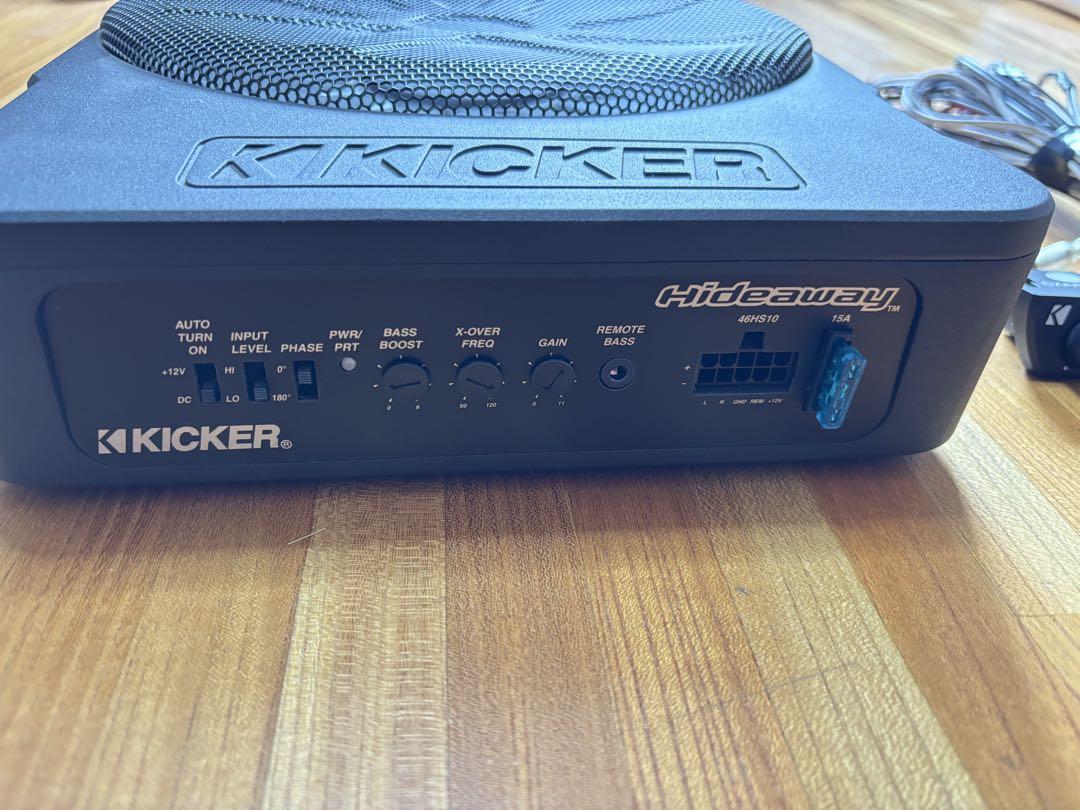 KICKER サブウーファーHS10使用期間1年カーオーディオショップ購入正規品