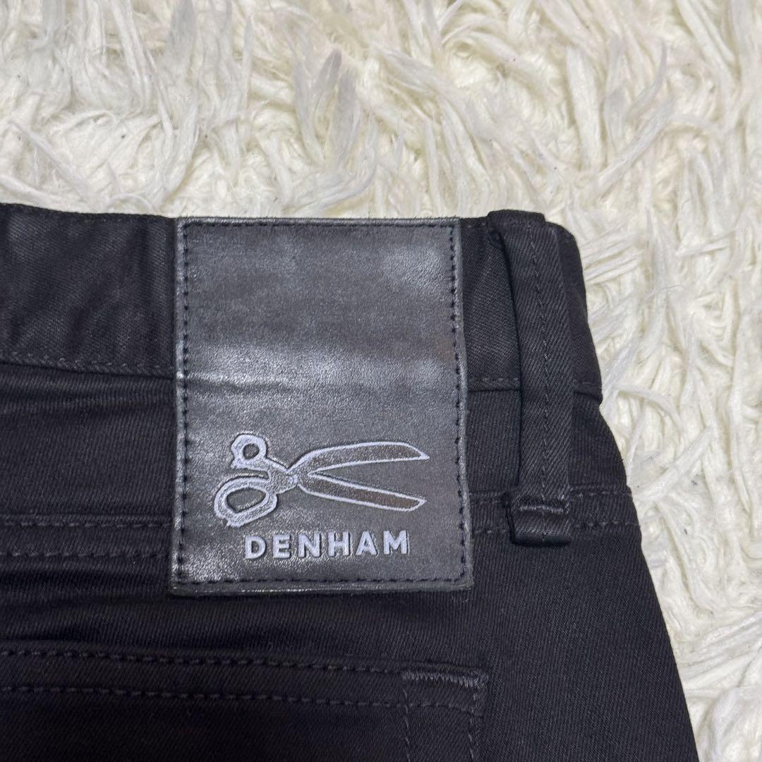 美品　DENHAM デンハム　デニム　BOLT ボルト　ブラックデニム　w29 DENHAM - DENHAM BOLT 29 デンハム ボルト デニム フリームーブ