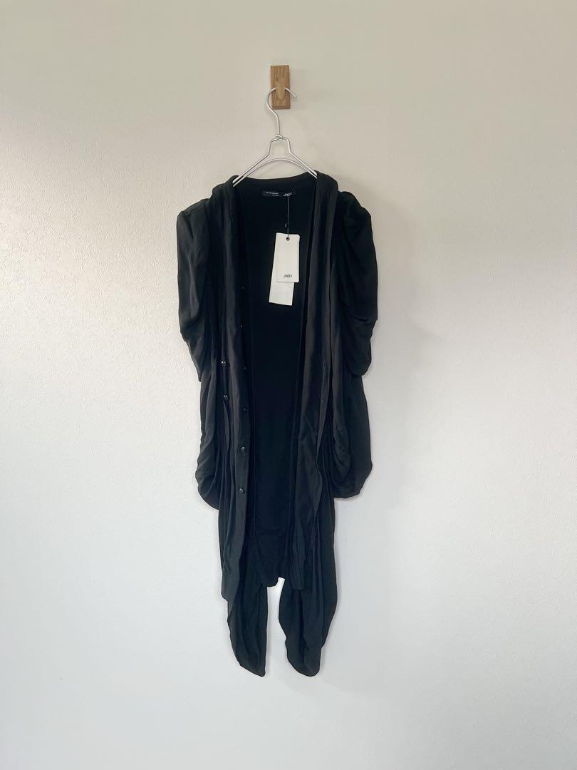 【超お買い得！】 未使用 JNBY センソユニコ レイヤード風 変形ワンピース 黒 ワンピース
