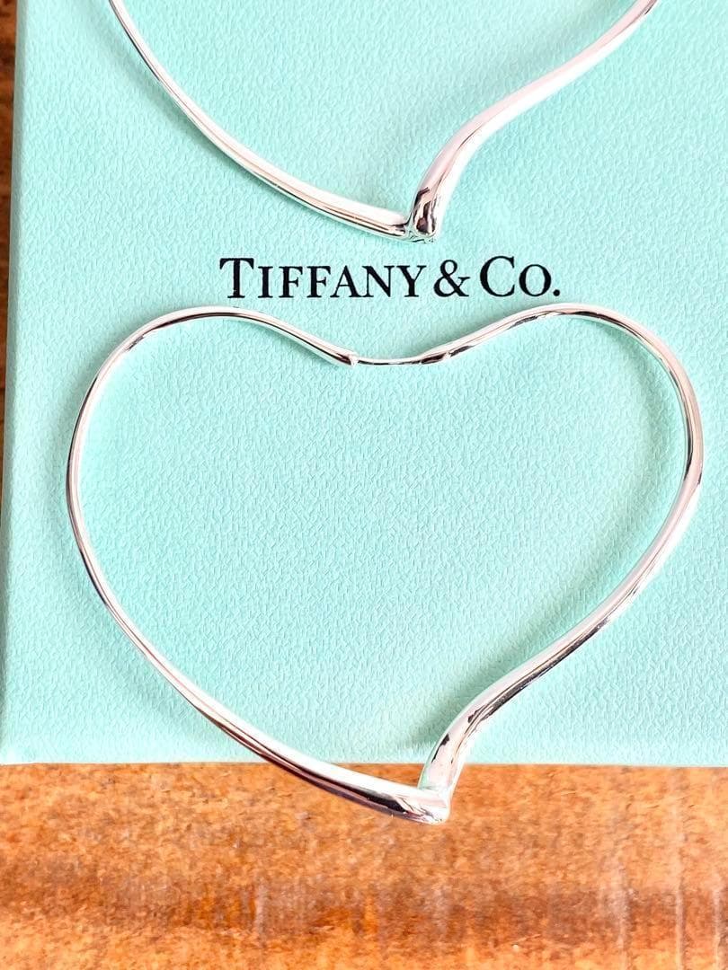 Lサイズ ティファニー エルサペレッティ オープンハート フープ ピアス ラージ