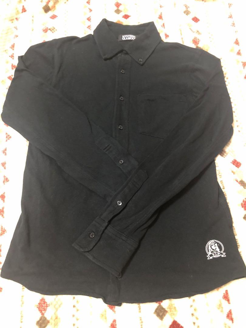 HYSTERIC GLAMOUR　V.I.P. シャツ ブラック　サイズ　S
