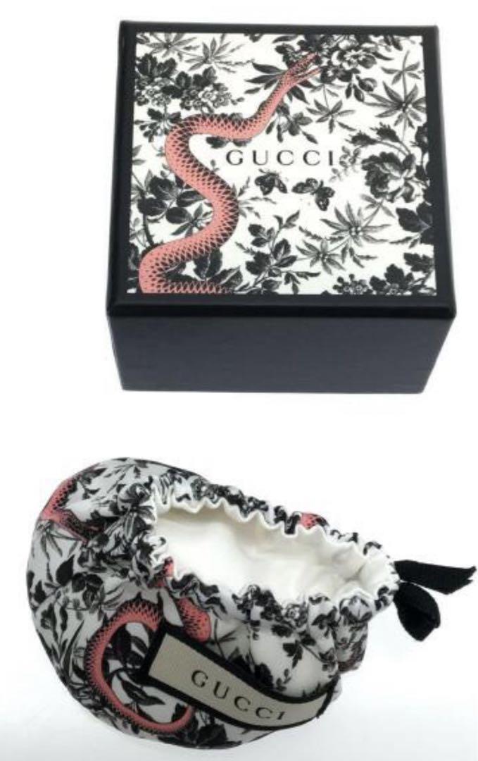 GUCCIグッチ シルバーリング ガーデンスネーク SV925