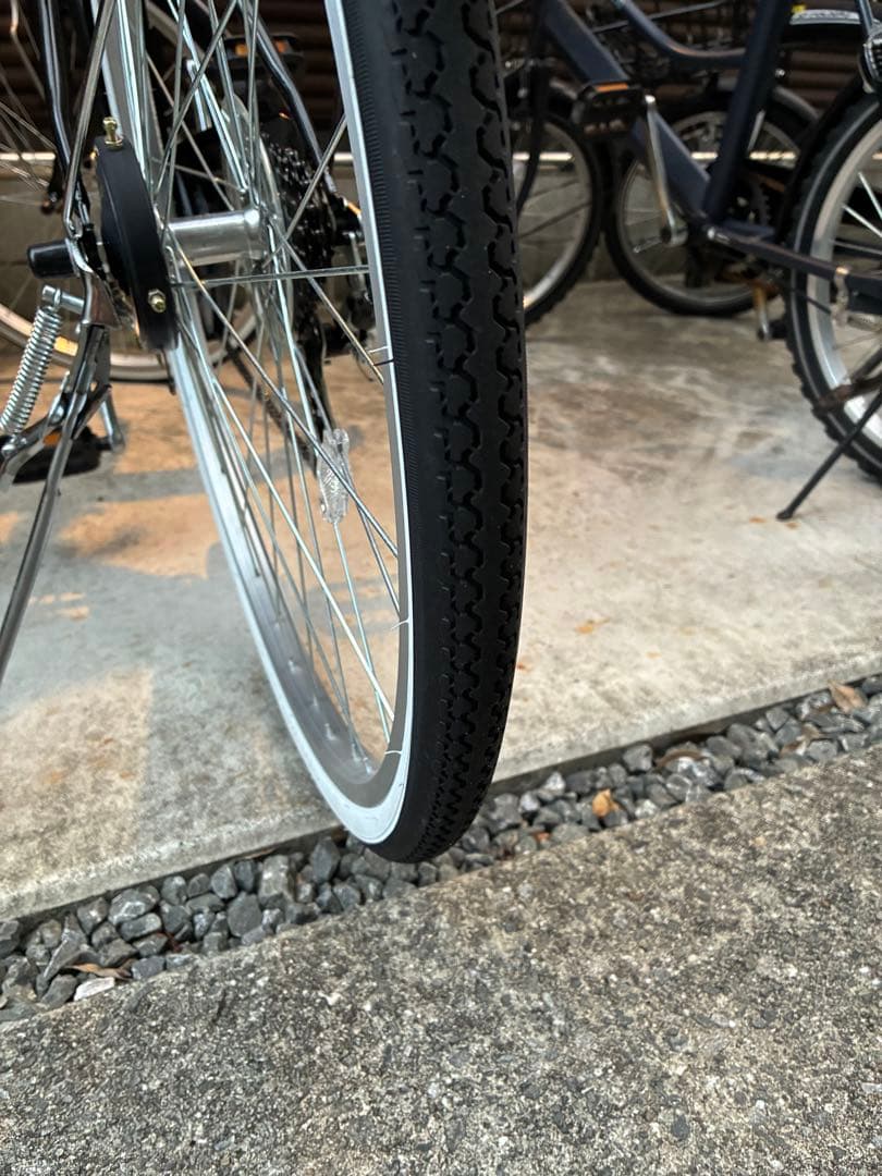 シティサイクル 前カゴ付自転車 6段階ギア付目立った傷や汚れなし BRIGHTFACE_UK