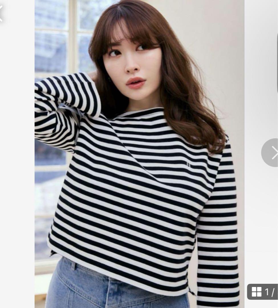 【値下げ】　Heripto French Striped Top 4,600円