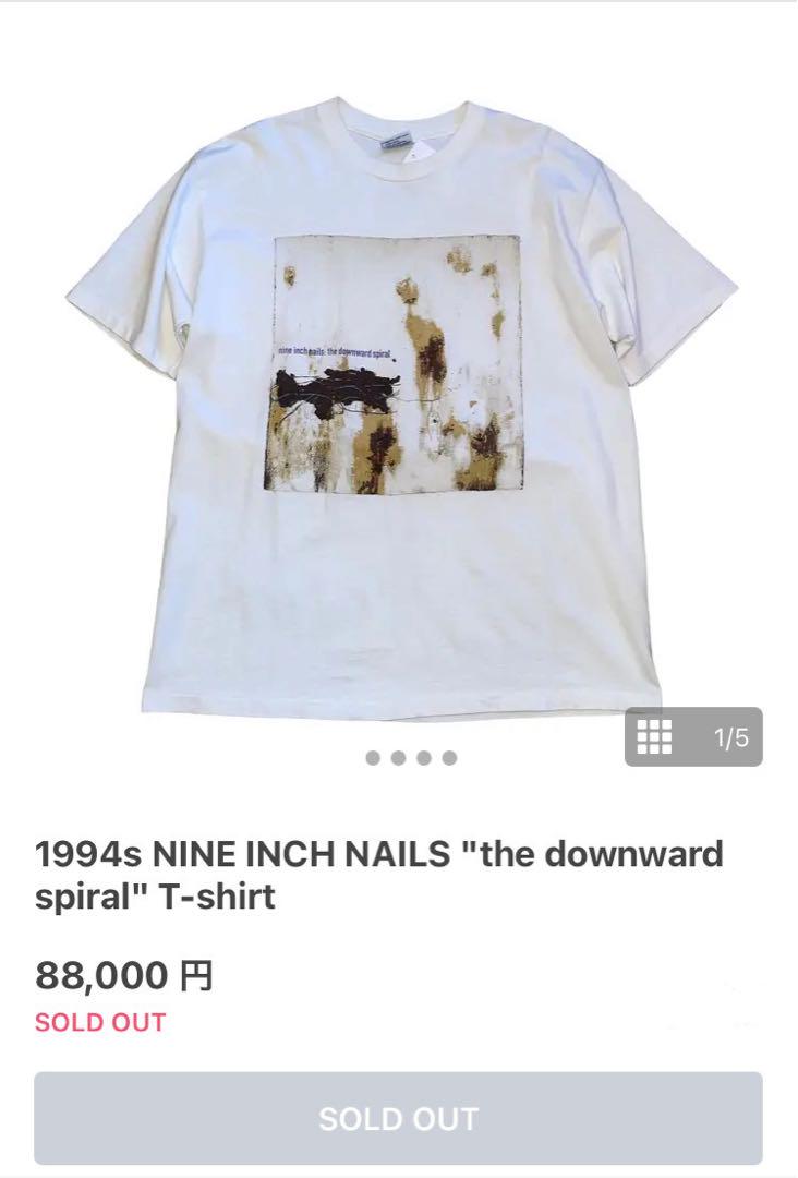 90s NineInchNails DownwardSpiral Tshirt 画像8