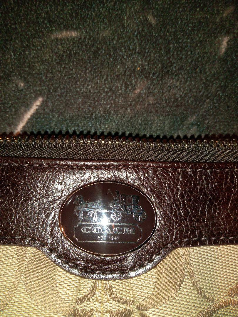 コーチ ハンドバッグ シグネチャー柄 44002　美品　OLDCOACH