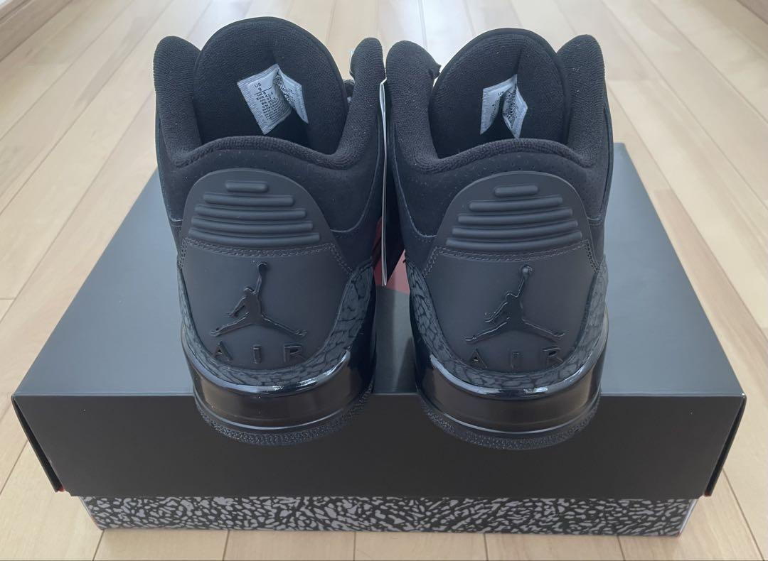 靴 AIR JORDAN 3 retro BlackCat 27cm