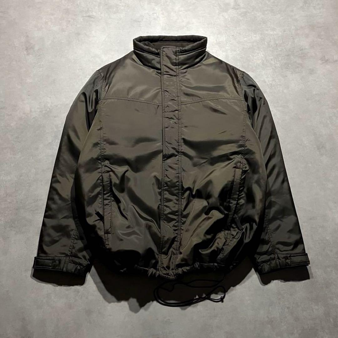 90s old UNIQLO chocolate brown nylon y2k