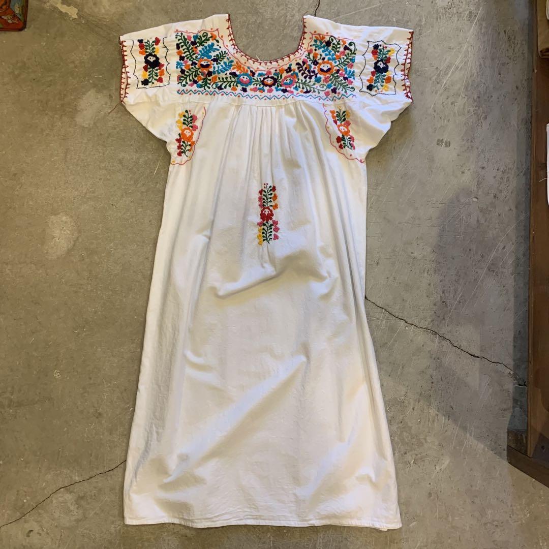 ビンテージ　メキシカンドレス　ワンピース　古着　メキシコ