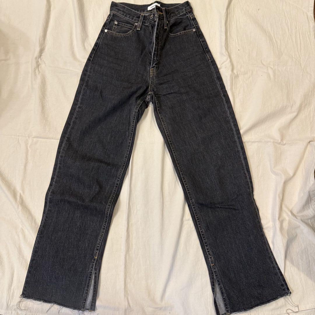 LAGUAGEM デニムHEM SLIT LOOSEY DENIM 22inch 6,000円