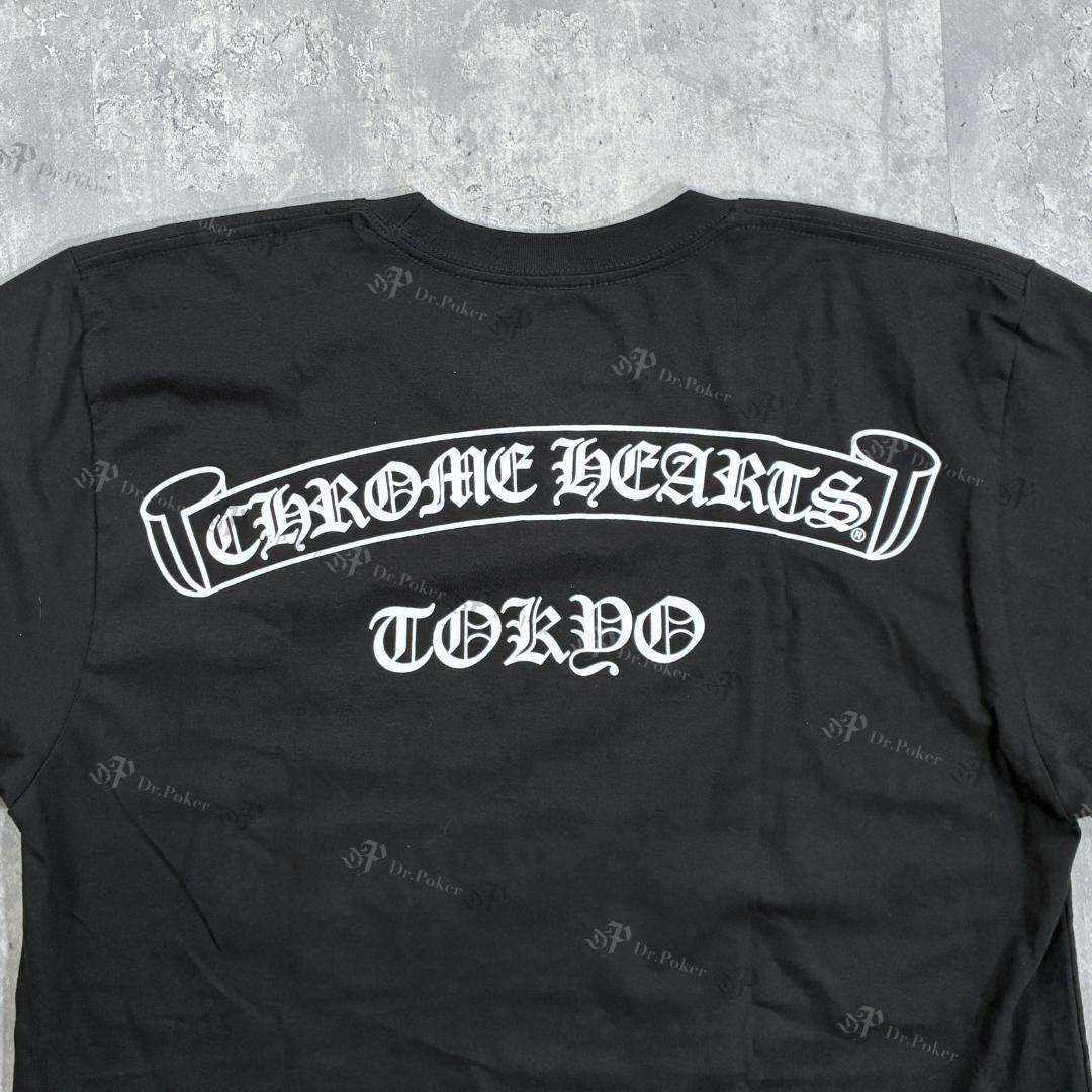 Chrome Hearts スクロール Tokyo ロゴ T-Shirt クロムハーツ スクリプトダガーロゴ半袖Tシャツ - SRM – SHENGLI