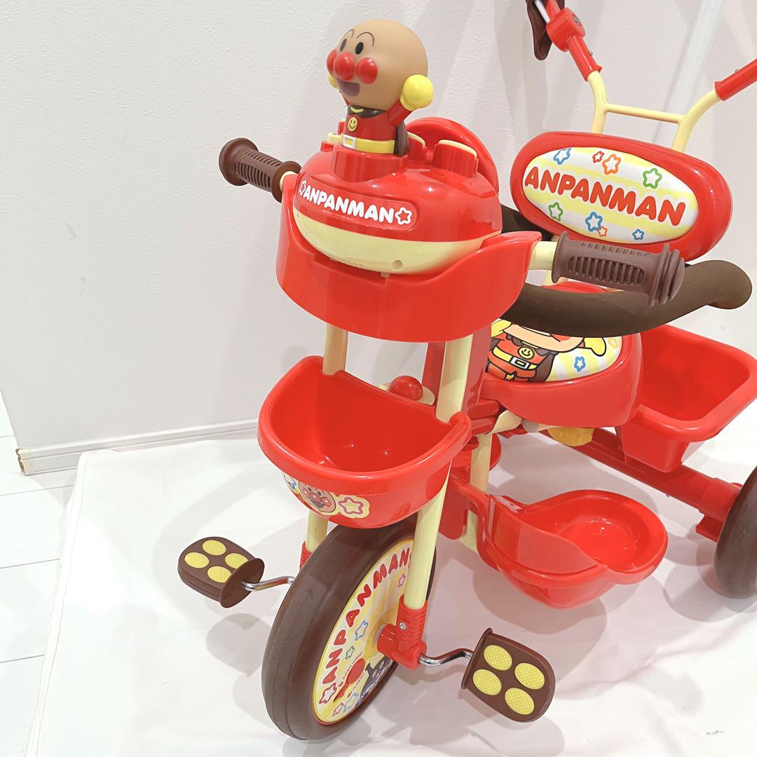 ジョイパレット 三輪車 おしゃべりアンパンマンSP ブザー付