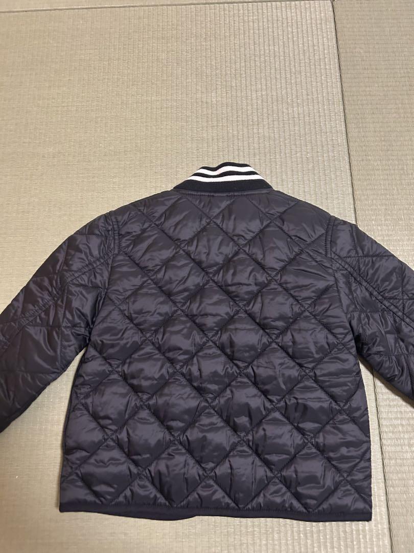 Burberry キルティングジャケット 黒 100cm