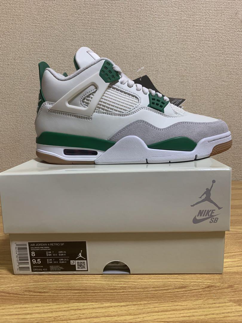 Nike SB × Air Jordan 4 \"Pine Green\" 26cm