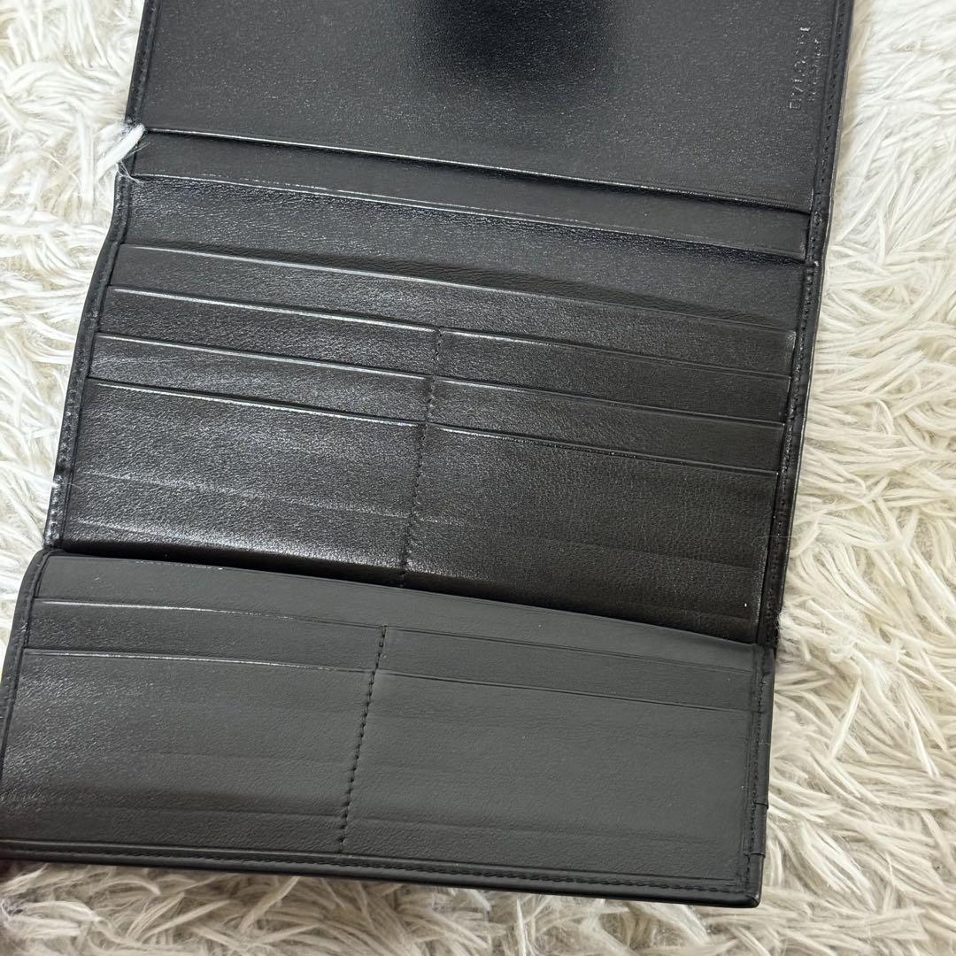 未使用級✨BVLGARIブルガリ　31869 長財布　カーフレザー　ブラック