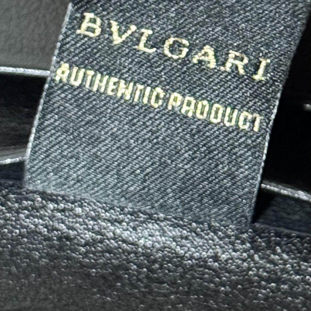 未使用級✨BVLGARIブルガリ　31869 長財布　カーフレザー　ブラック