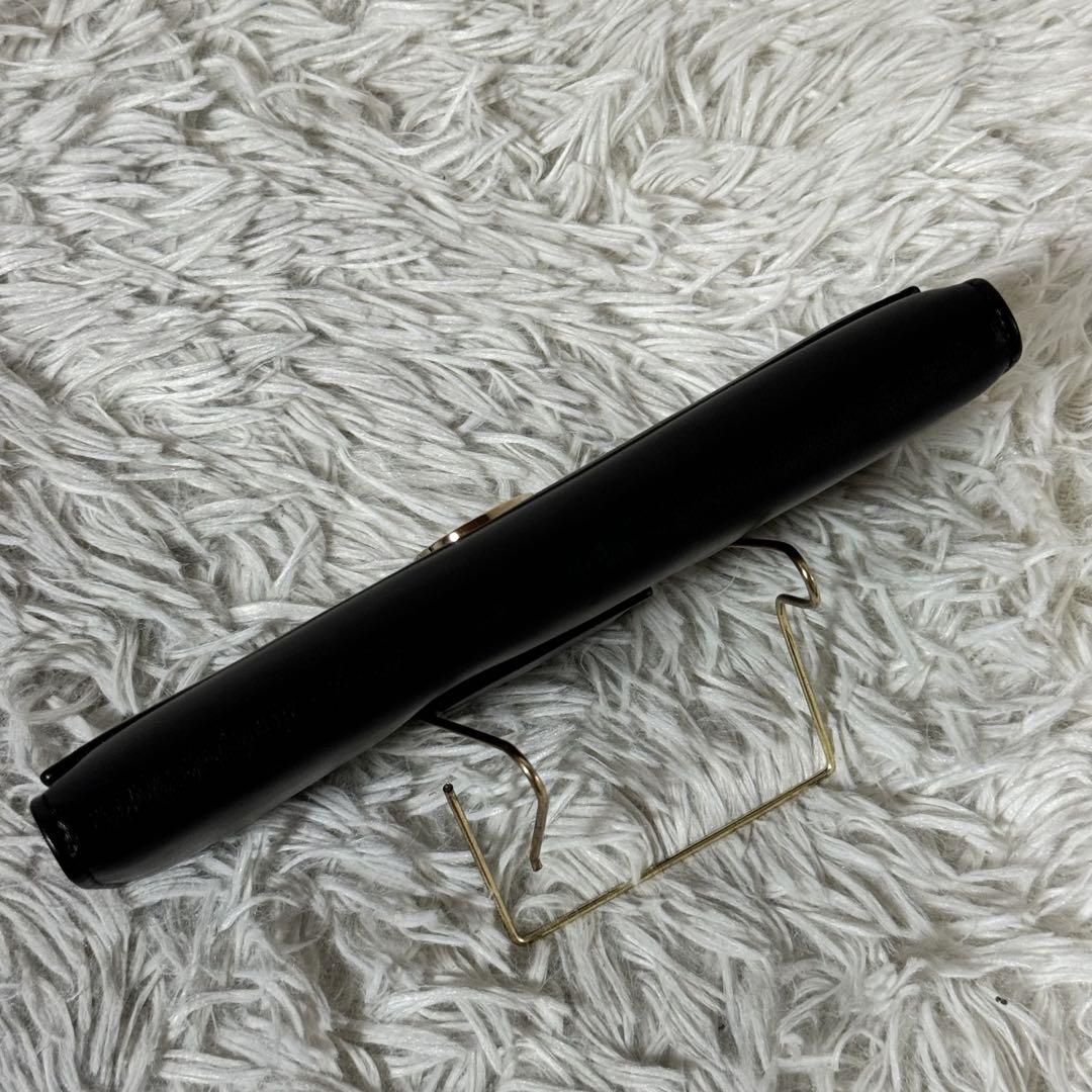 未使用級✨BVLGARIブルガリ　31869 長財布　カーフレザー　ブラック