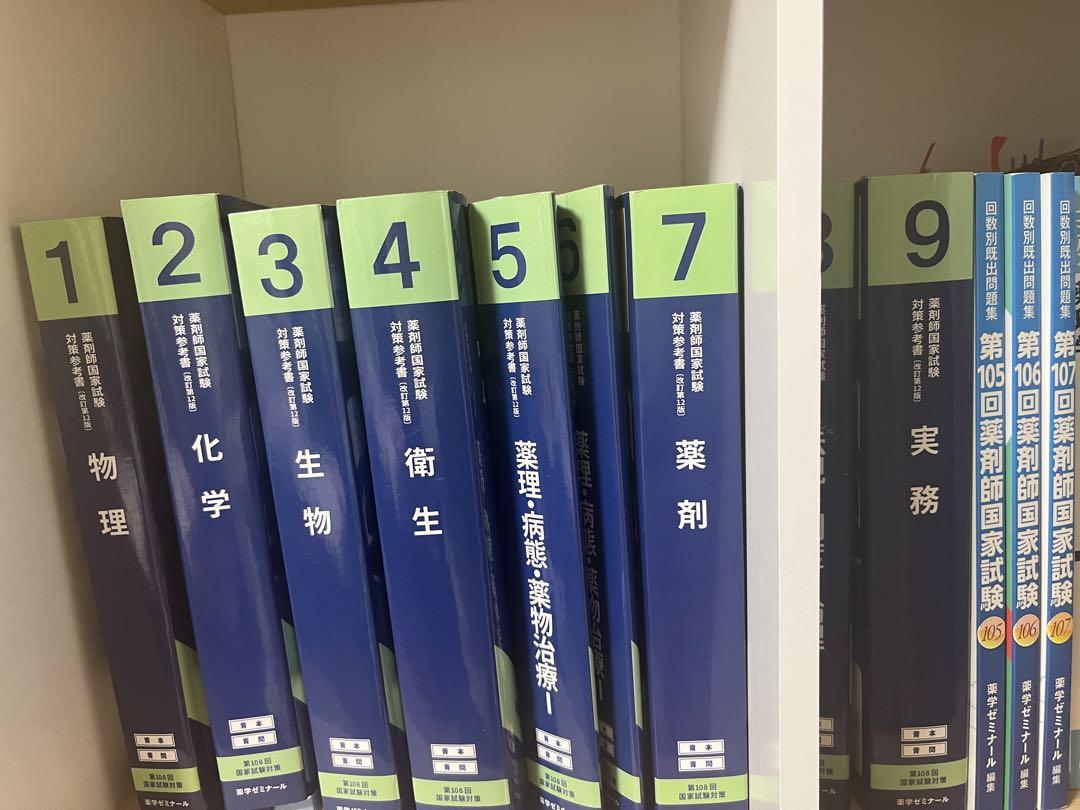 薬剤師国家試験問題集　青本・青問・回数別