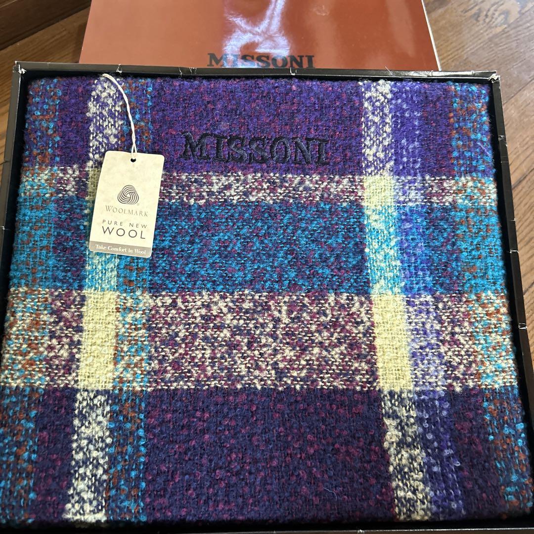 MISSONI ウールハーフケット　日本製