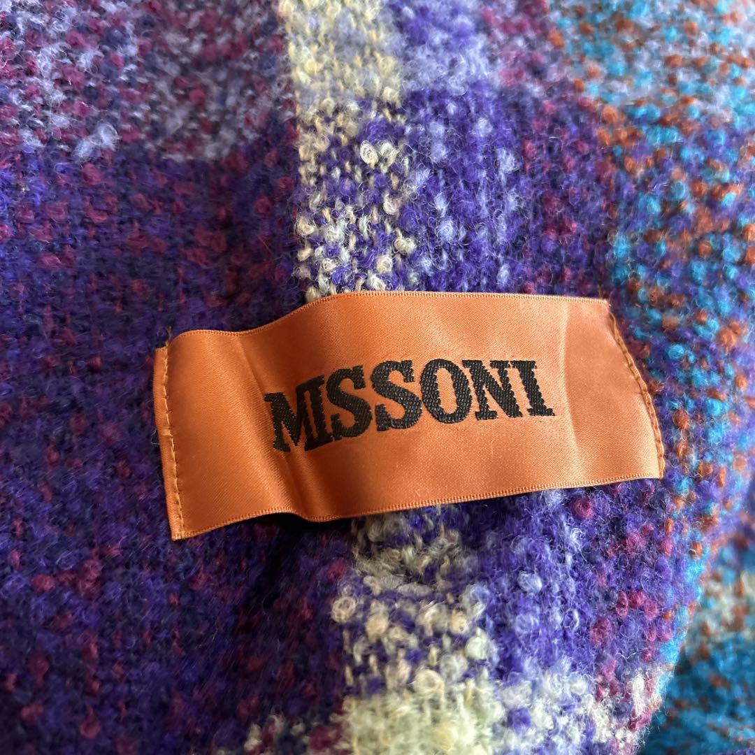 MISSONI ウールハーフケット　日本製