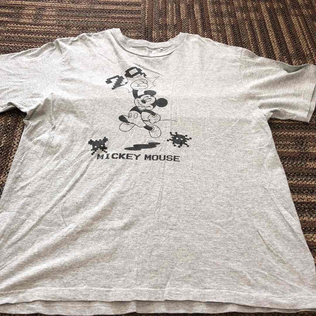 メルカリ ミッキーマウスメンズtシャツl Tシャツ カットソー 半袖 袖なし 600 中古や未使用のフリマ