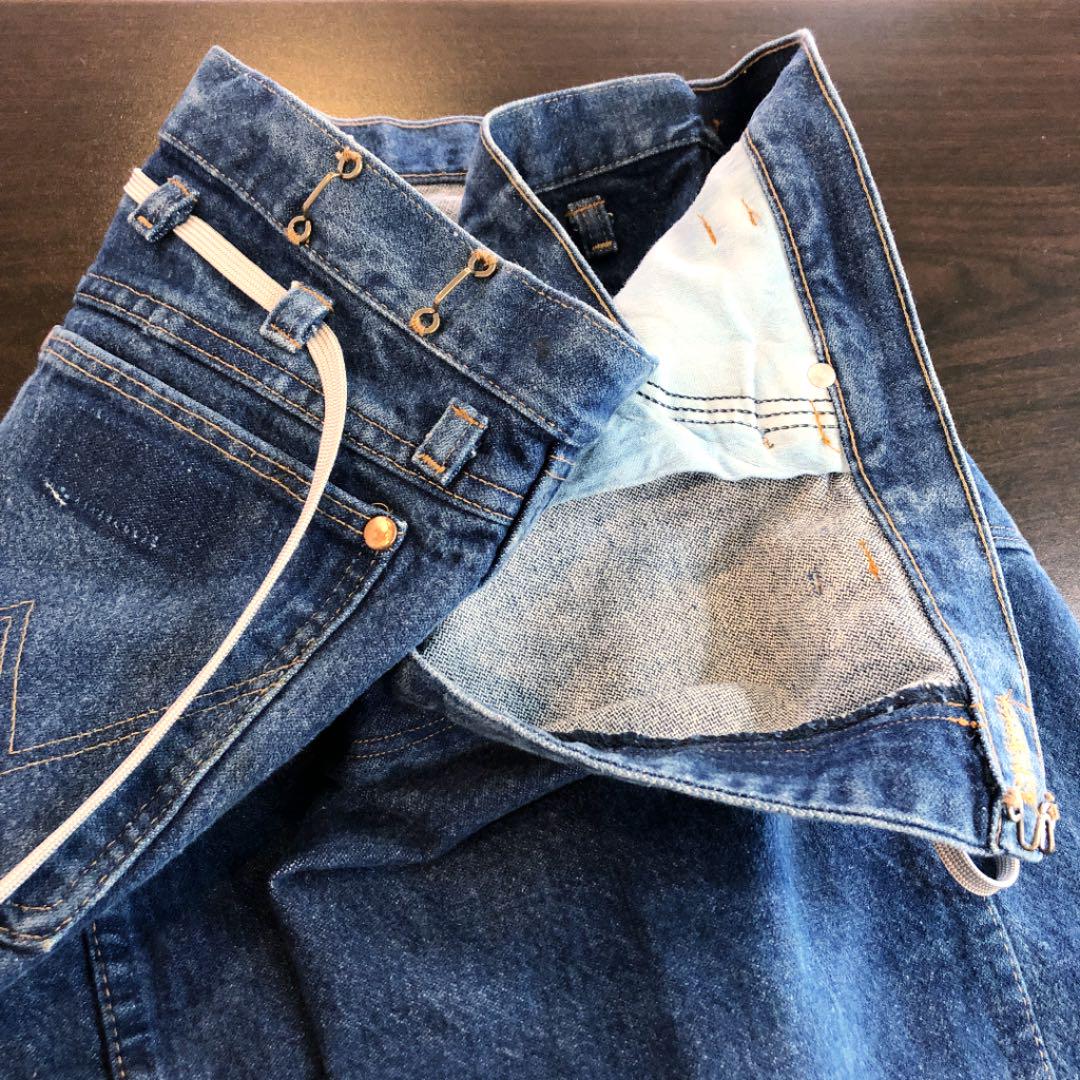 正規店国産 MAISON 017 再構築 リメイクデニムパンツ 45Hoj-m69047633212 EUREKA メゾンエウレカ 大得価即納