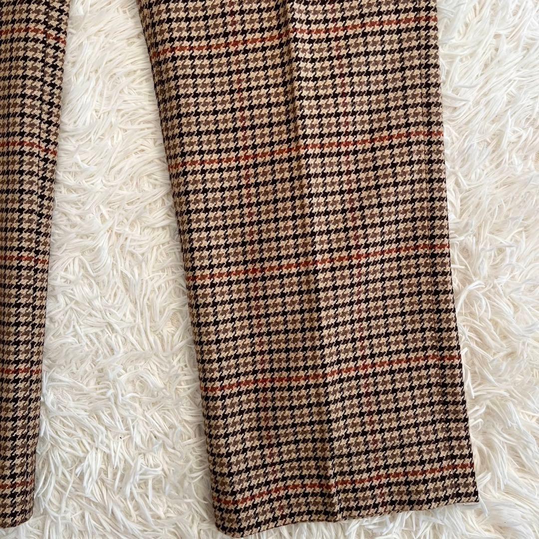 【レア】ポロラルフローレン　スラックス　ストレートパンツ　千鳥格子　ウール　４