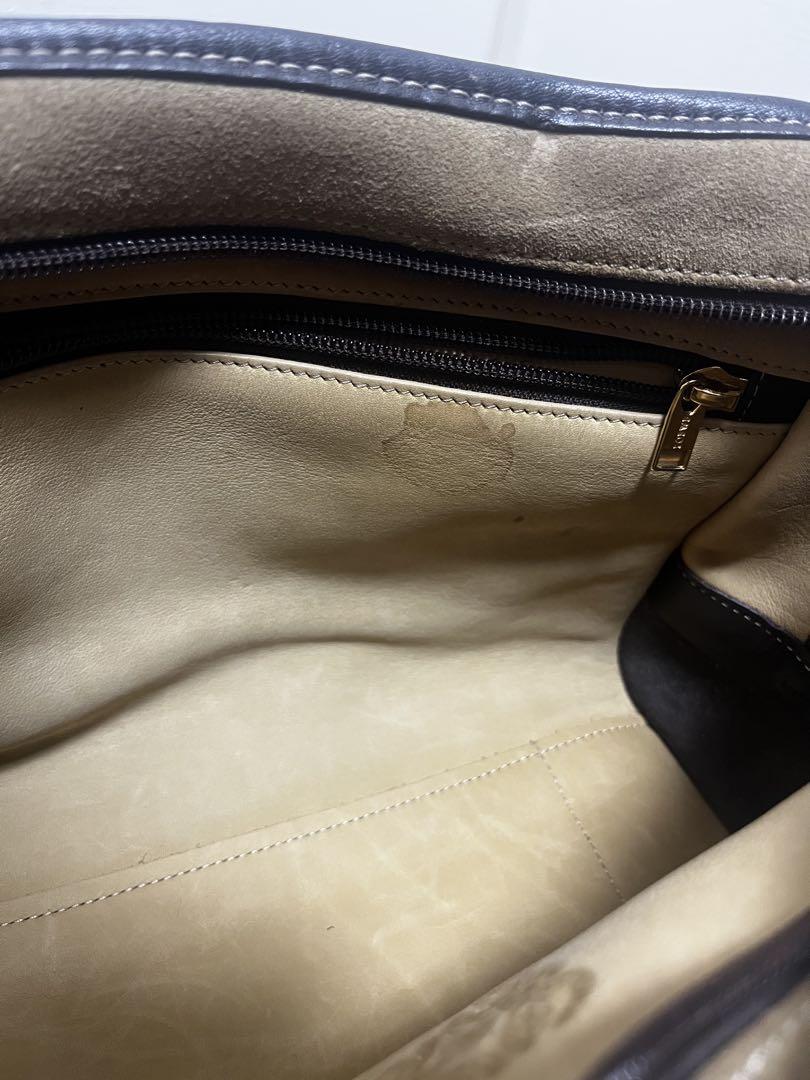 LOEWE アマソナ レディース レザー,スエード ハンドバッグ