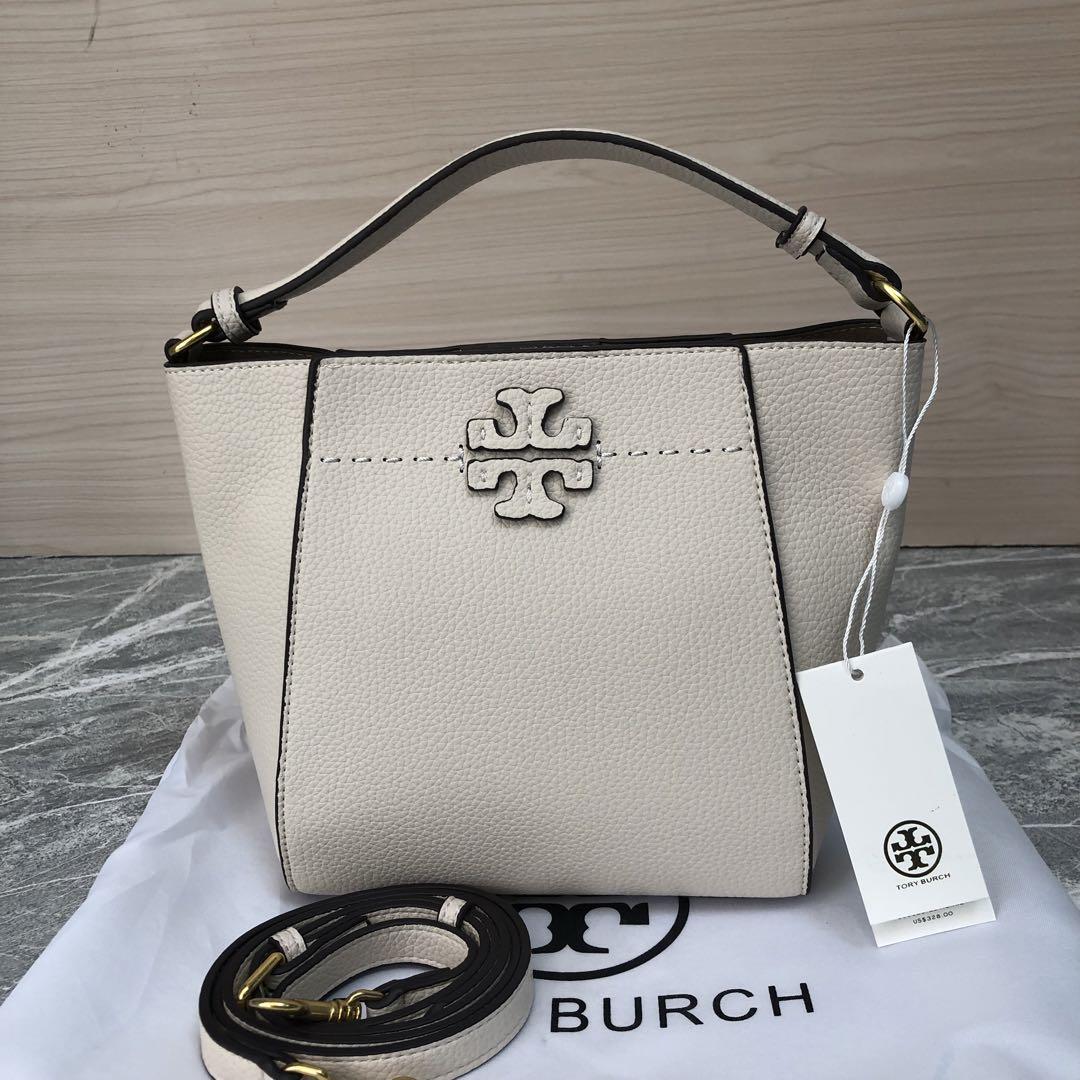 店舗良い TORY BURCH マックグロー スモール バケットバッグ